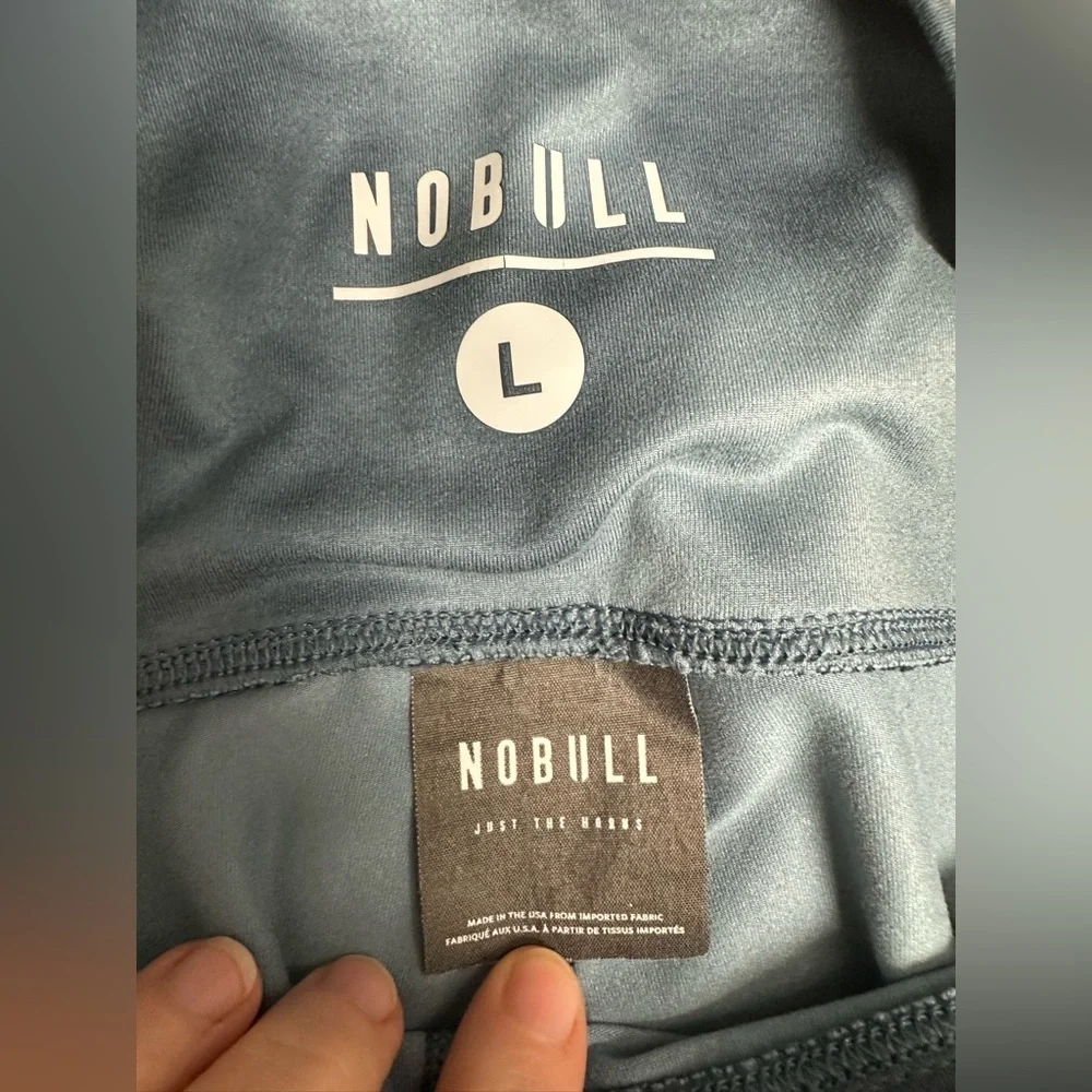 NOBULL Womens Blue Camo Leggings - Picture 7 of 7